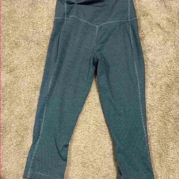 WOMENS NIKE DRI FIT MEDIUM  Fold over LEGGINGS  RUNNING YOGA - Picture 5 of 5